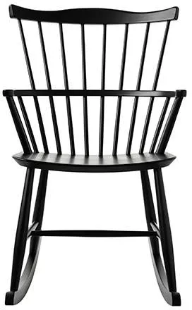 FDB Møbler - J52G Schaukelstuhl - Schwarz