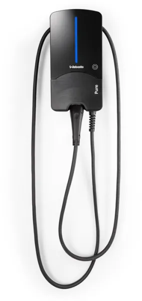 Webasto Pure Ladebox 22 kW Typ 2 Black Edition mit 7 m Kabel - Integriertes Typ B Fehlerstromrelais