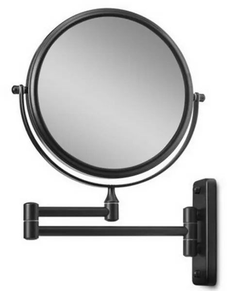 Gillian Jones - Wandspiegel x10 Vergrößerung - Matt Schwarz