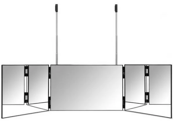 Gillian Jones - Makeup Spiegel 3 Fold Hanging Mirror