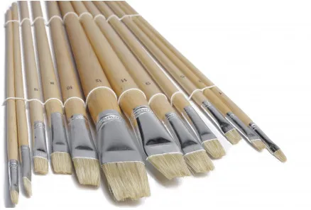 Artino Malerpinsel/Künstlerpinselset Flach Ass. Größen - 12 Stk.