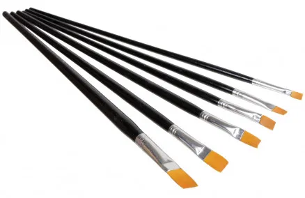 Artino Malerpinsel/Künstlerpinselset Flach Synthetisch Ass. Größen