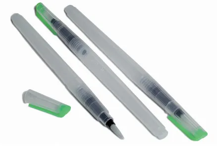 Artino Pinselset mit Wasserbehälter 8ml Verschiedene Größen - 3 Stk.