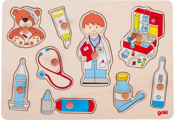 Puzzle, beim Arzt